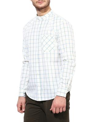 white cotton casual shirt - 14846082 - Standard Image - 2