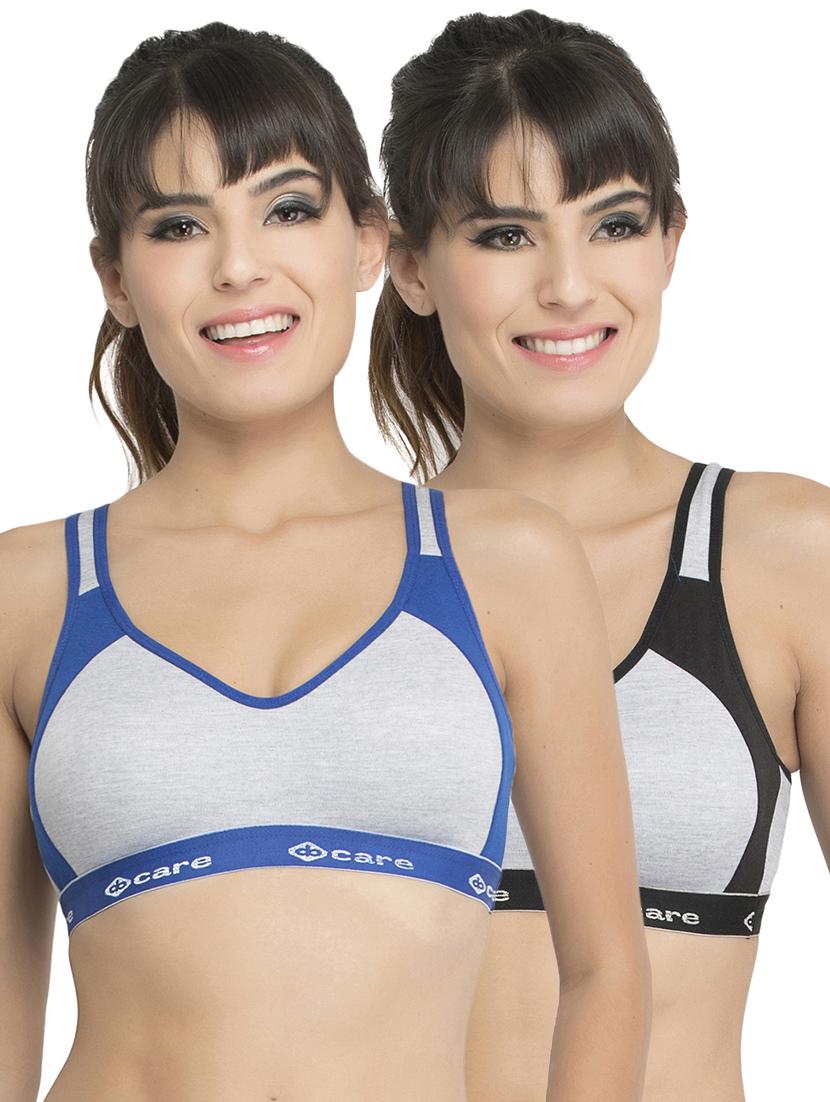 Set of 2 multi colored sports bras - 14846261 - Zoom Image - 1