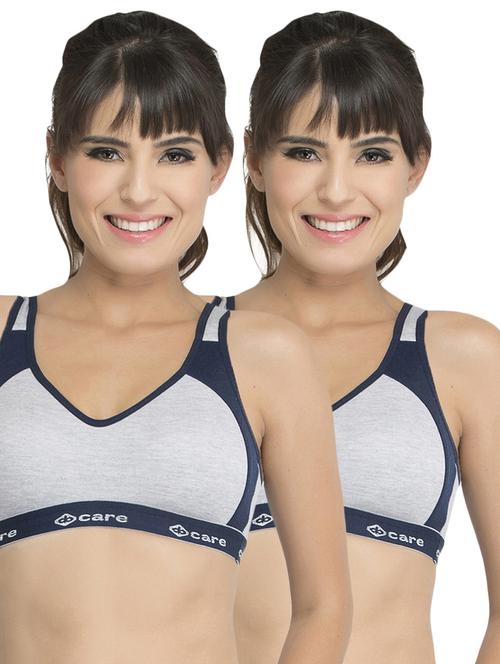 Set of 2 multi colored sports bras - 14846280 - Standard Image - 1