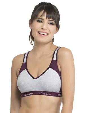 set of 2 color block sports bra - 14846294 - Standard Image - 2
