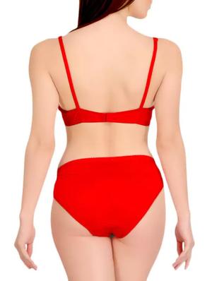 red bras and panty set - 14848106 - Standard Image - 3
