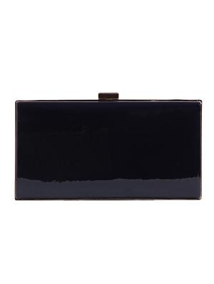 blue leatherette clutch - 14848428 - Standard Image - 2