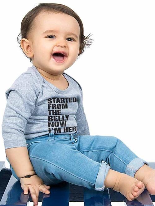 grey cotton tshirt - 14848910 - Very Small Image - 1