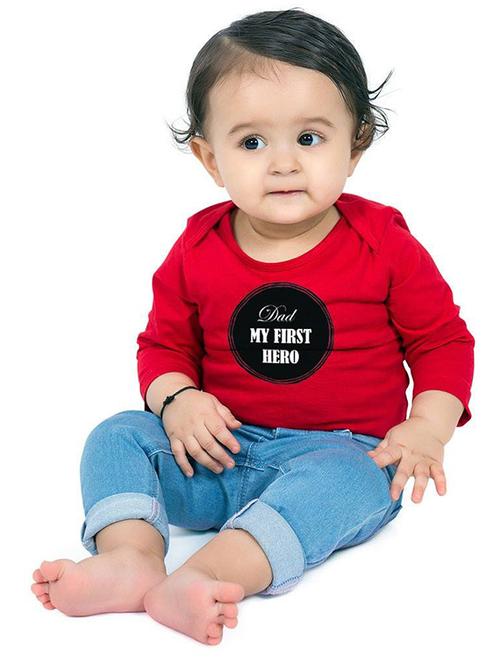 red cotton t-shirt - 14848911 - Very Small Image - 1