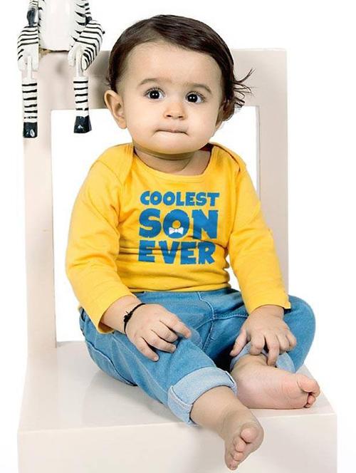 yellow cotton tshirt - 14848914 - Very Small Image - 1
