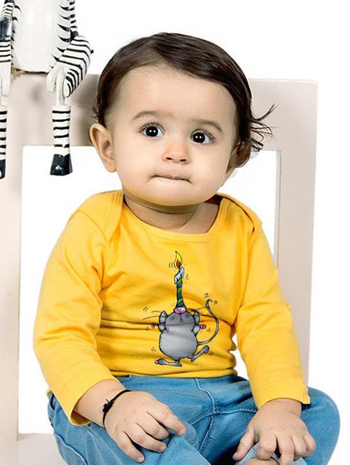 yellow cotton tshirt - 14848953 - Very Small Image - 1