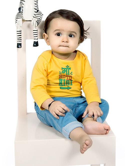 yellow cotton tshirt - 14849035 - Very Small Image - 1