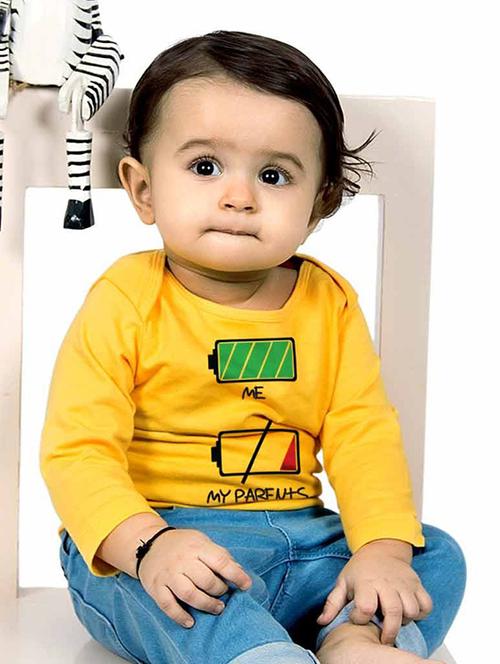 yellow cotton tshirt - 14849056 - Very Small Image - 1