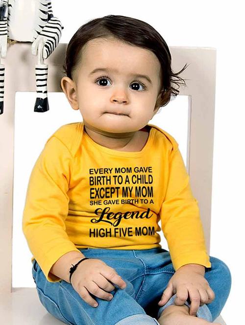 yellow cotton tshirt - 14849062 - Very Small Image - 1
