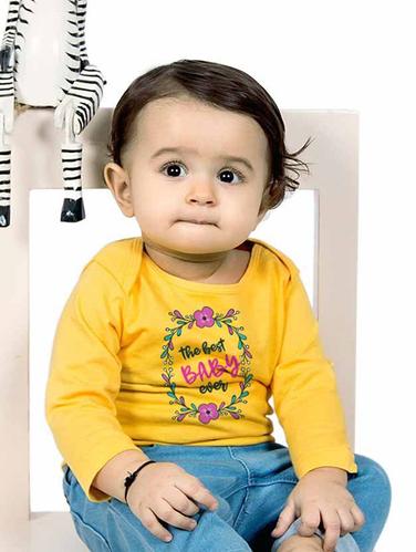yellow cotton tshirt - 14849076 - Very Small Image - 1