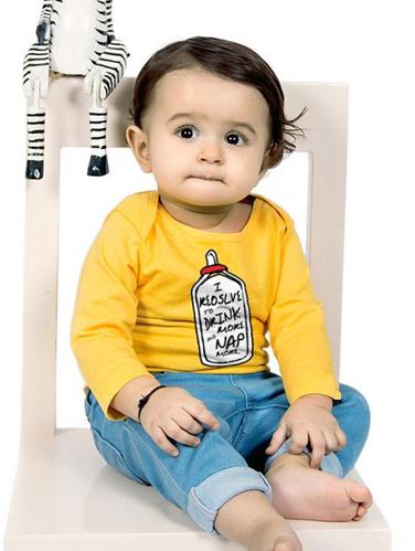 yellow cotton tshirt - 14849093 - Very Small Image - 1