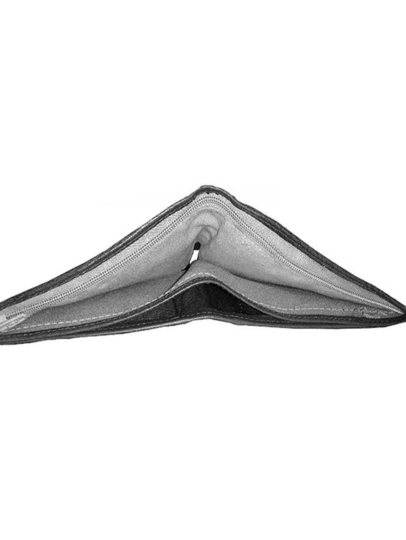 black leather wallet - 14850102 - Zoom Image - 3