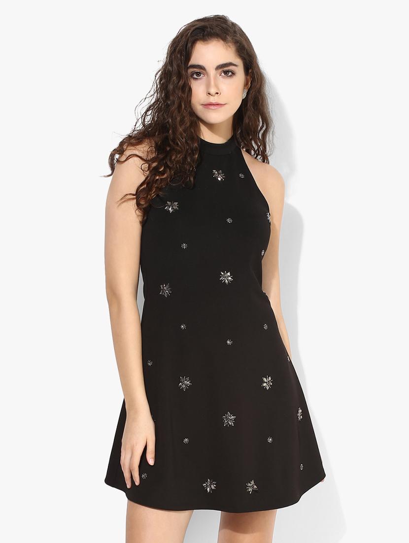black a-line dress - 14850180 - Zoom Image - 1