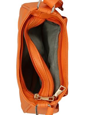 orange leatherette regular sling bag - 14850689 - Standard Image - 3