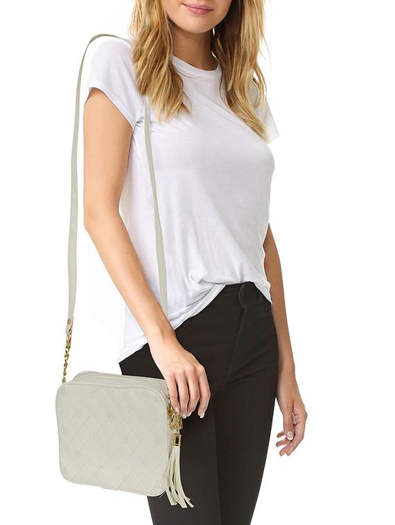 white leatherette regular sling bag - 14850695 - Zoom Image - 5