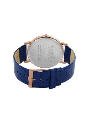 maxima blue analog watch for men - 47700lmgr - 14850939 - Standard Image - 2