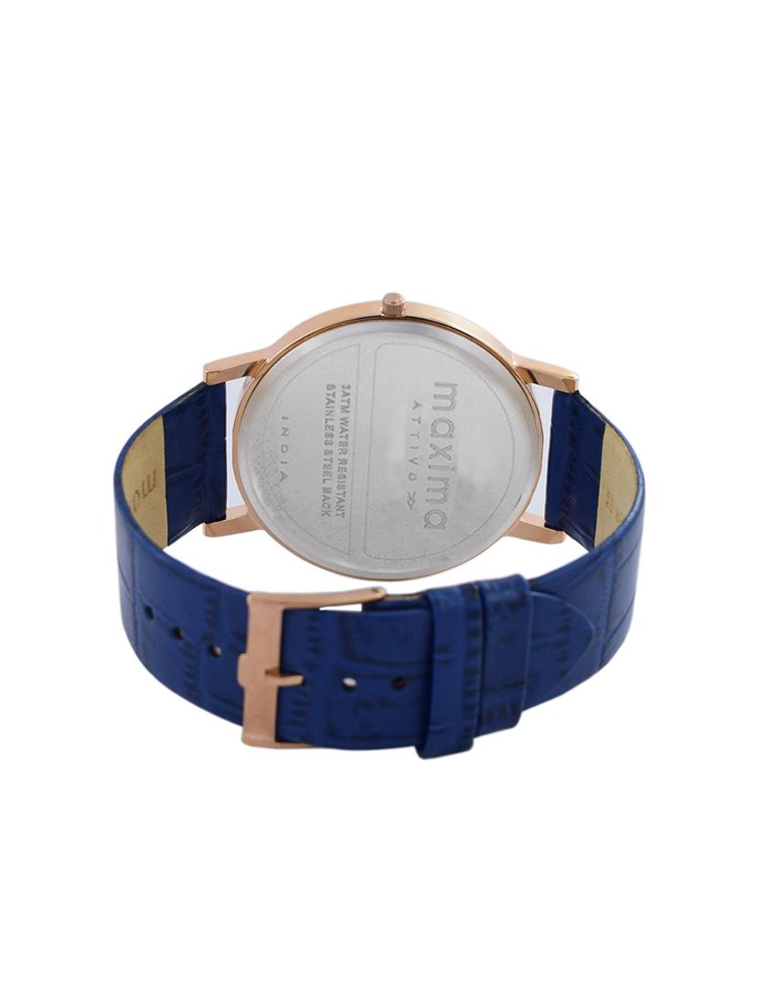 maxima blue analog watch for men - 47700lmgr - 14850939 - Zoom Image - 2