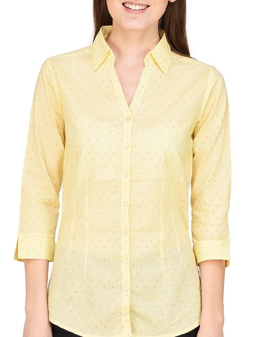 yellow printed shirt - 14852422 - Very Small Image - 1