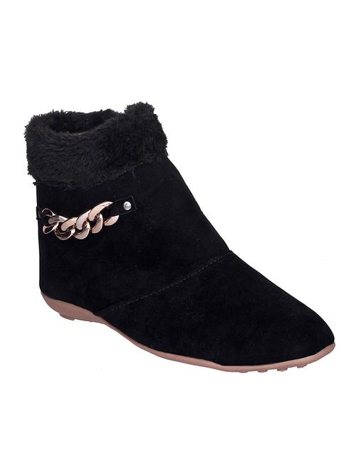 black suede ankle boot - 14853592 - Standard Image - 1