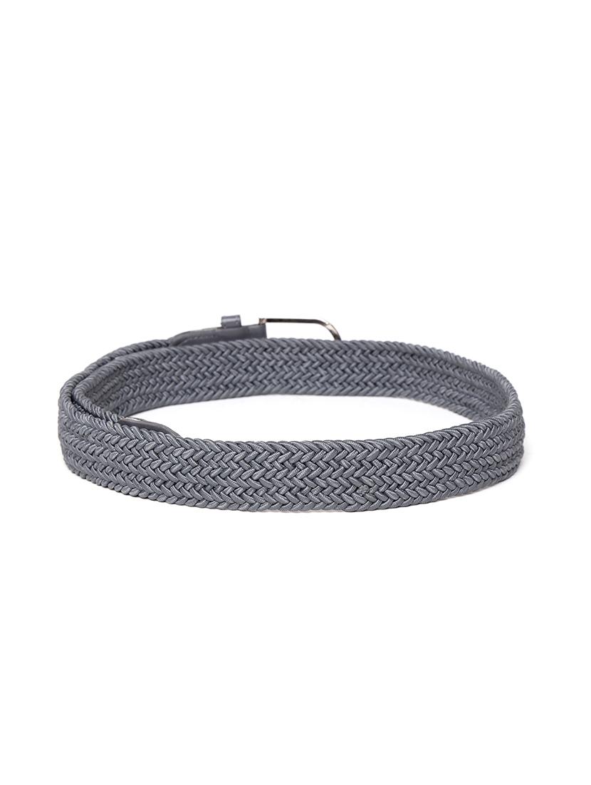 grey leather belt - 14856972 - Zoom Image - 2