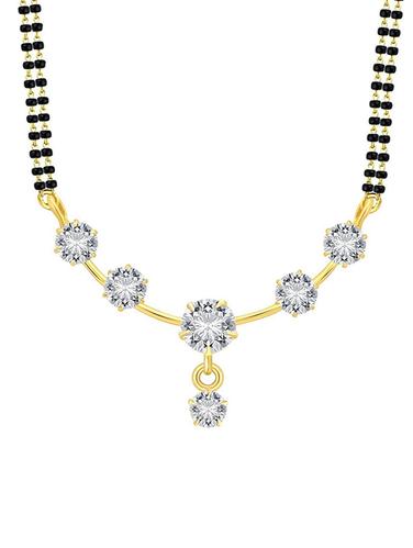 gold none mangalsutra necklace - 14858498 - Very Small Image - 1