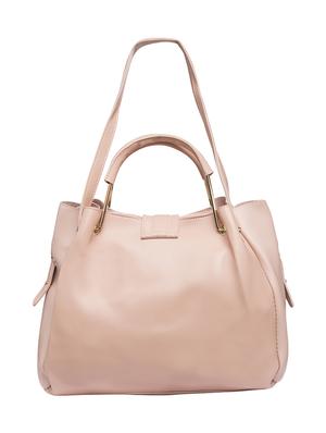 pink leatherette (pu) combo tote - 14861565 - Standard Image - 2