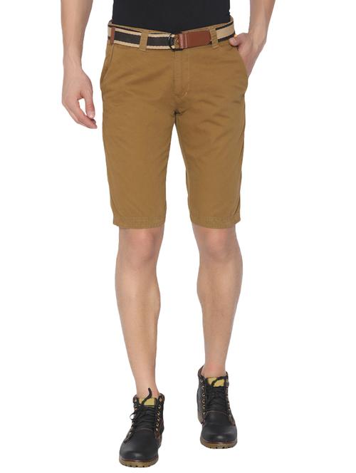 brown cotton shorts - 14863564 - Standard Image - 1