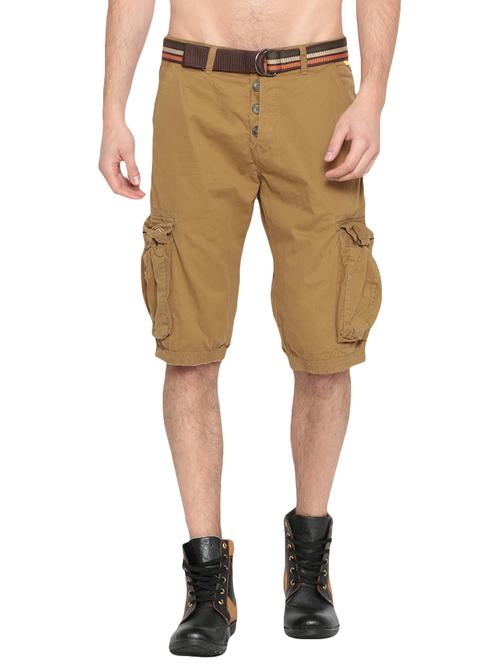 beige cotton shorts - 14863592 - Standard Image - 1