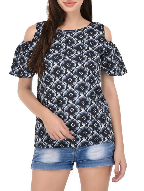 blue printed top - 14864291 - Very Small Image - 1
