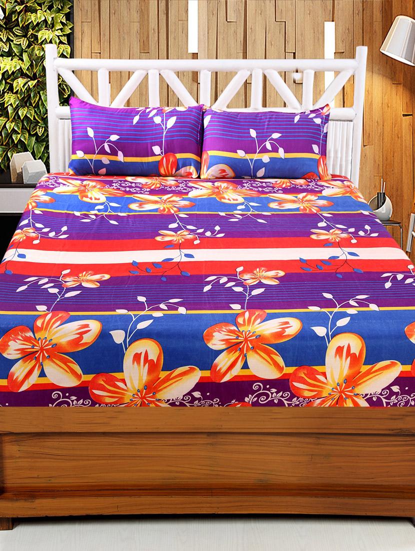 3d printed double bedsheet with 2 pillow covers - 14864361 - Zoom Image - 1