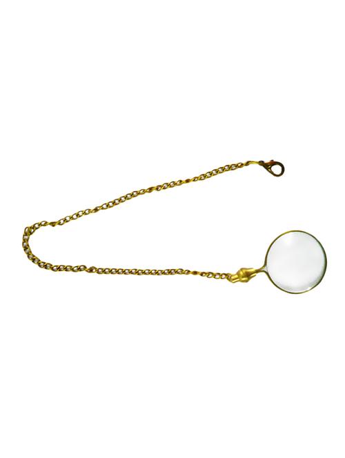 Brass & Glass Magni Glass Keychain - 14865685 - Very Small Image - 1