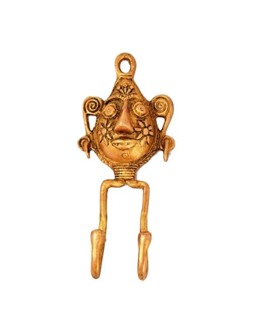 Brass Decorative Man Face Key Holder Handicrafts Product - 14865710 - Very Small Image - 1