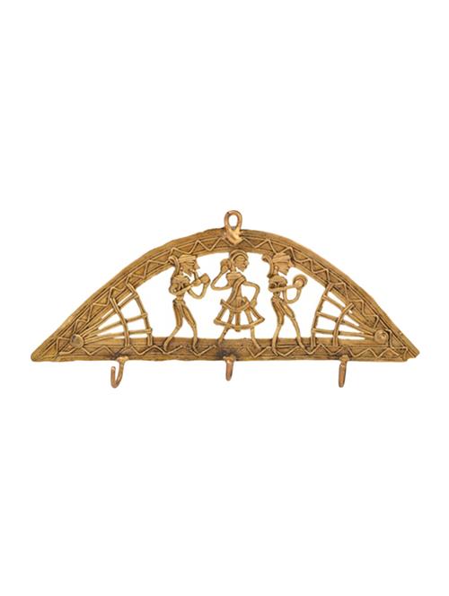 Brass Male Female Hanging Key Holder Bastar Art Handicrafts Product - 14865711 - Very Small Image - 1