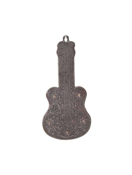 Decorative Wooden With Oxidize Guitar Design Key Holder Handicrafts Product - 14865720 - Very Small Image - 1
