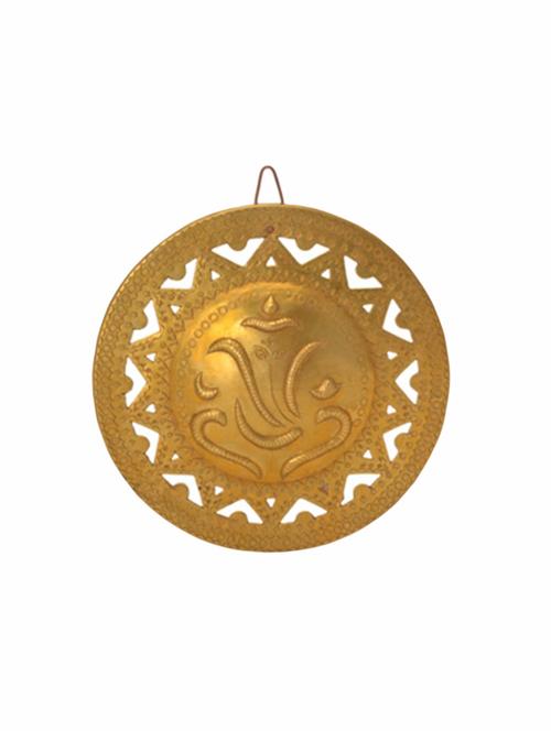 Round Design Ganesha Wall Hanging Handicrafts Product - 14865761 - Very Small Image - 1