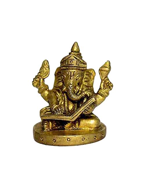 Brass God Idol Of Ganesha Handicrafts Product - 14865834 - Standard Image - 1
