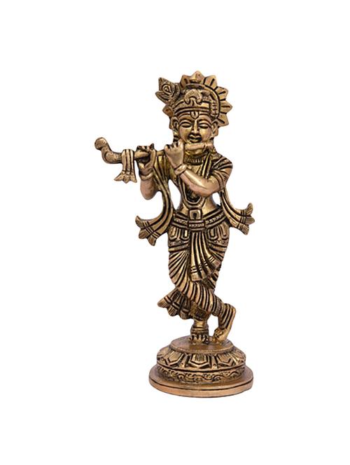 Brass Statue Of Medium Size Krishna Handicrafts Product - 14865978 - Standard Image - 1