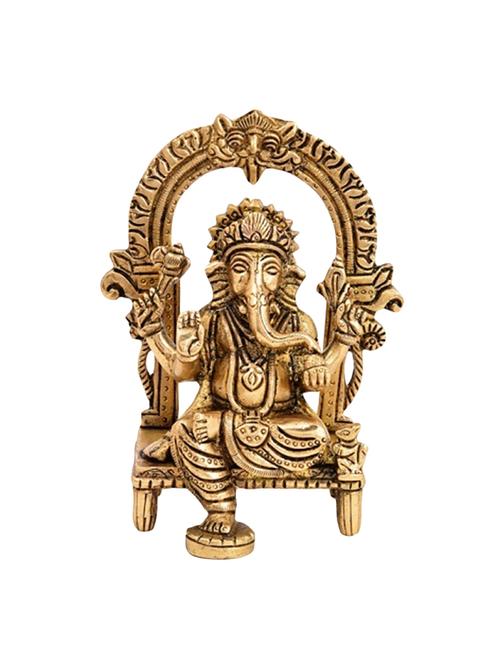 Decorative Brass Statue Of Kaman Ganesha Handicrafts Product - 14866289 - Standard Image - 1