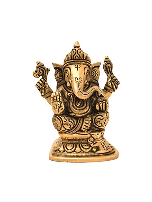 Brass Statue Of Ganesha Handicrafts Product - 14866298 - Standard Image - 1