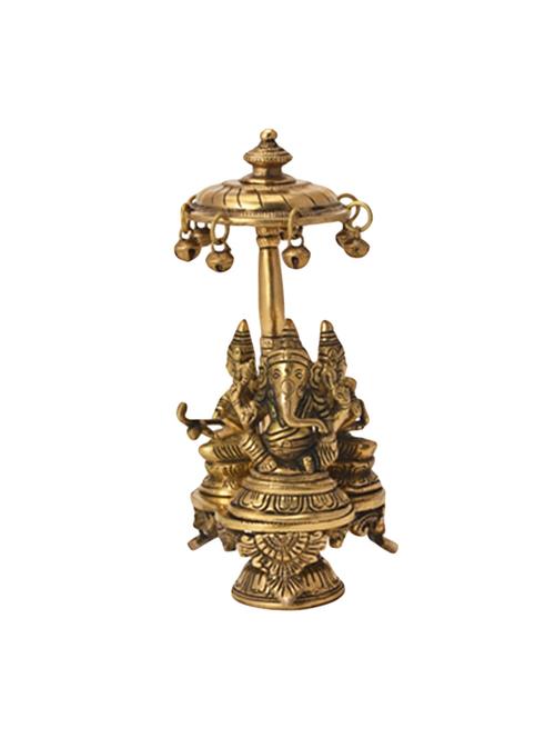 Decorative Brass Ganesha,Laxmi And Saraswati Statue Handicrafts Product - 14866411 - Very Small Image - 1