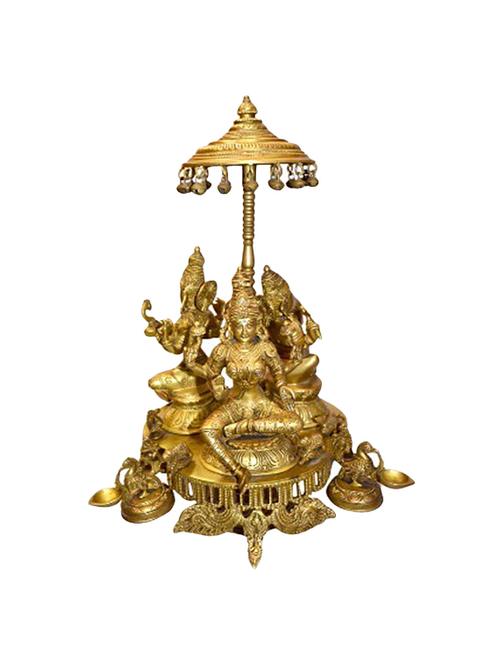 God Statue Of Ganesha Laxmi And Sarasvati Handicrafts Product - 14866449 - Very Small Image - 1