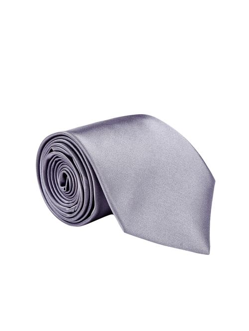 grey satin tie - 14867377 - Very Small Image - 1