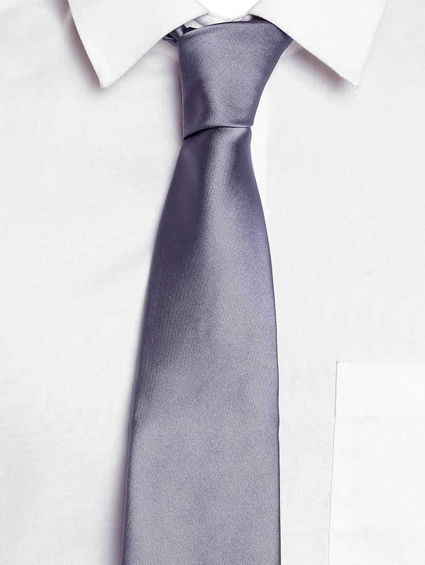 grey satin tie - 14867377 - Zoom Image - 5