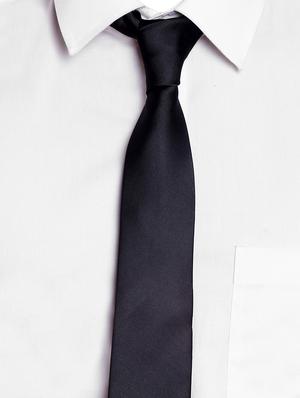 black satin tie - 14867379 - Standard Image - 5