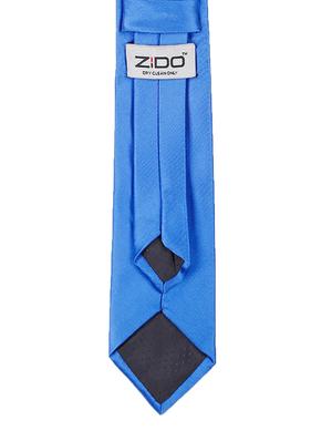 blue satin tie - 14867380 - Standard Image - 4