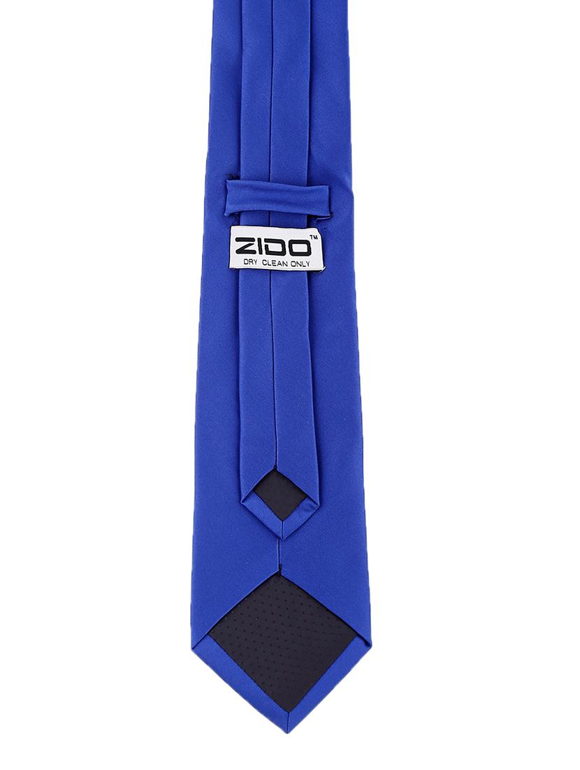 blue satin tie - 14867385 - Zoom Image - 4