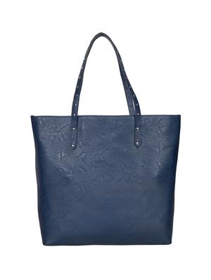 blue leatherette combo tote - 14869426 - Standard Image - 2