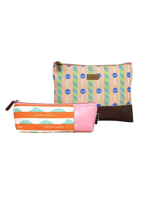 multi colored cotton printed pouches - 14869451 - Very Small Image - 1