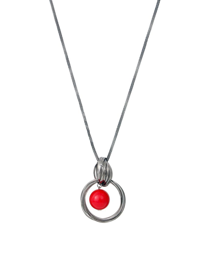 multi colored metal long necklace - 14870174 - Zoom Image - 1