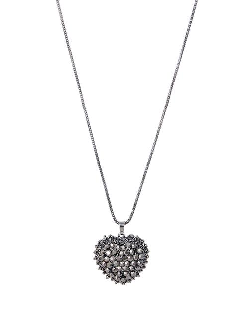 black metal chain necklace - 14870176 - Very Small Image - 1